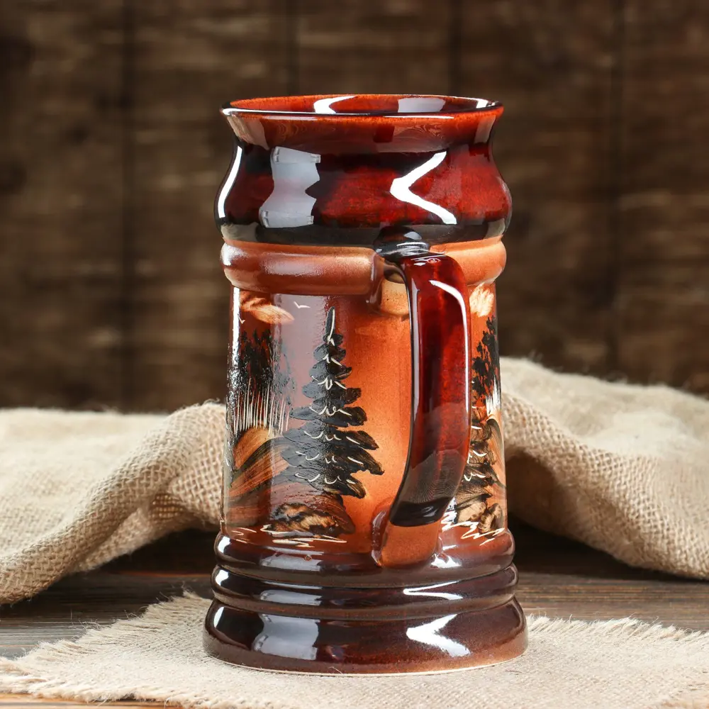 Фото 2 Кружка для пива Керамика ручной работы керамика 900 мл 1120158 Фото 2 Кружка для пива Керамика ручной работы керамика 900 мл 1120158