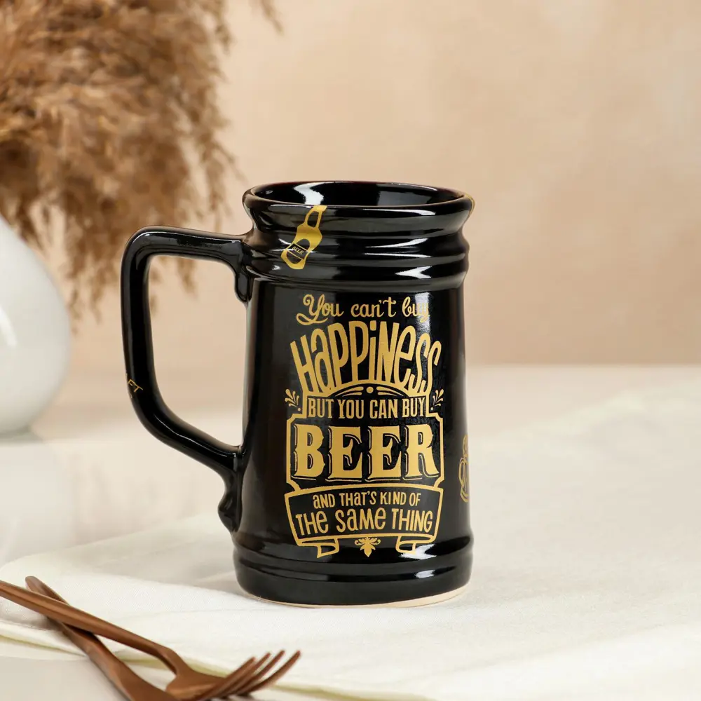 Фото Бокал для пива Керамика ручной работы"Beer" прямой чёрный 0.6 л 7393954 7393954 Фото Бокал для пива Керамика ручной работы"Beer" прямой чёрный 0.6 л 7393954 7393954