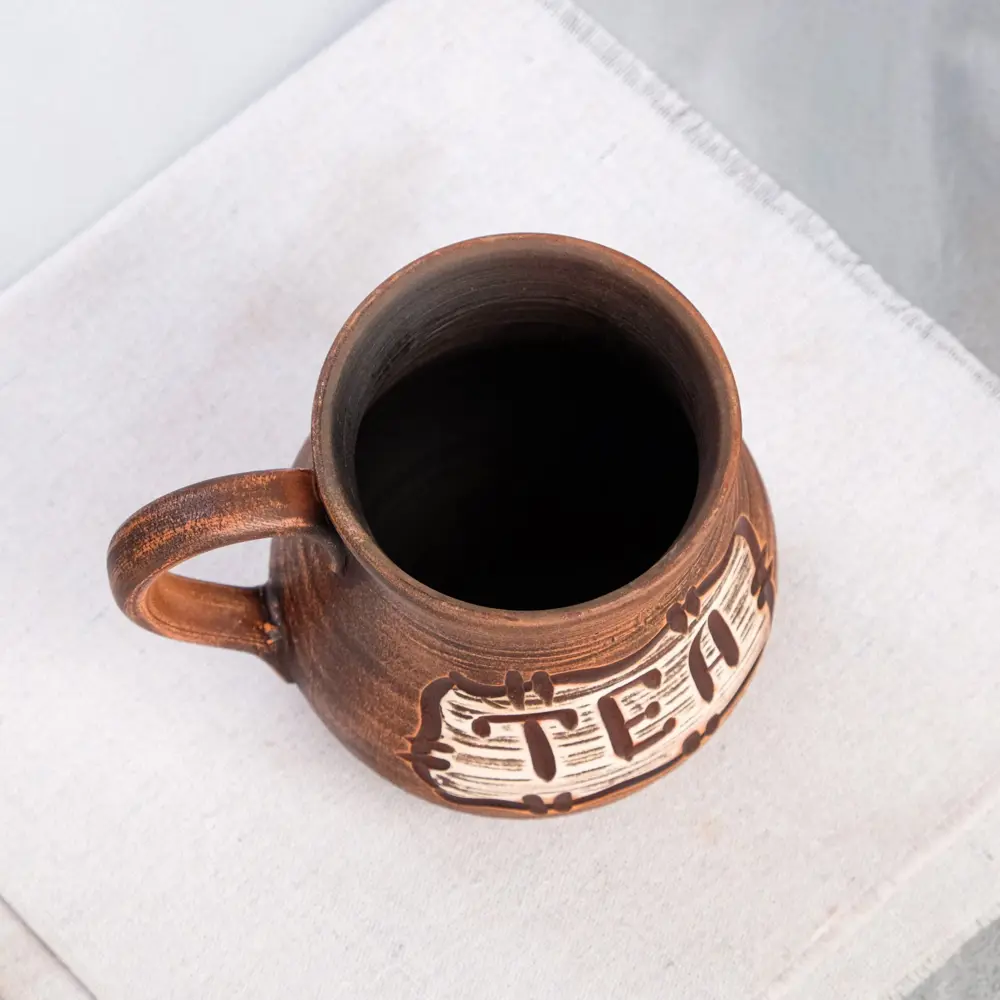 Фото 3 Кружка Красная глина "TEA" гончарная красная глина 0.5 л 7510919 Фото 3 Кружка Красная глина "TEA" гончарная красная глина 0.5 л 7510919