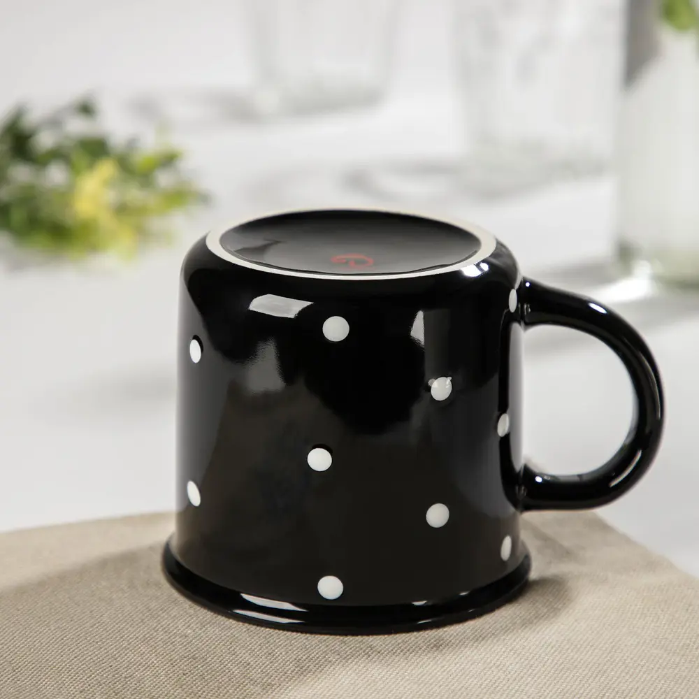 Фото 4 Кружка Доляна «Божья коровка» 370 мл цвет черный 6342479