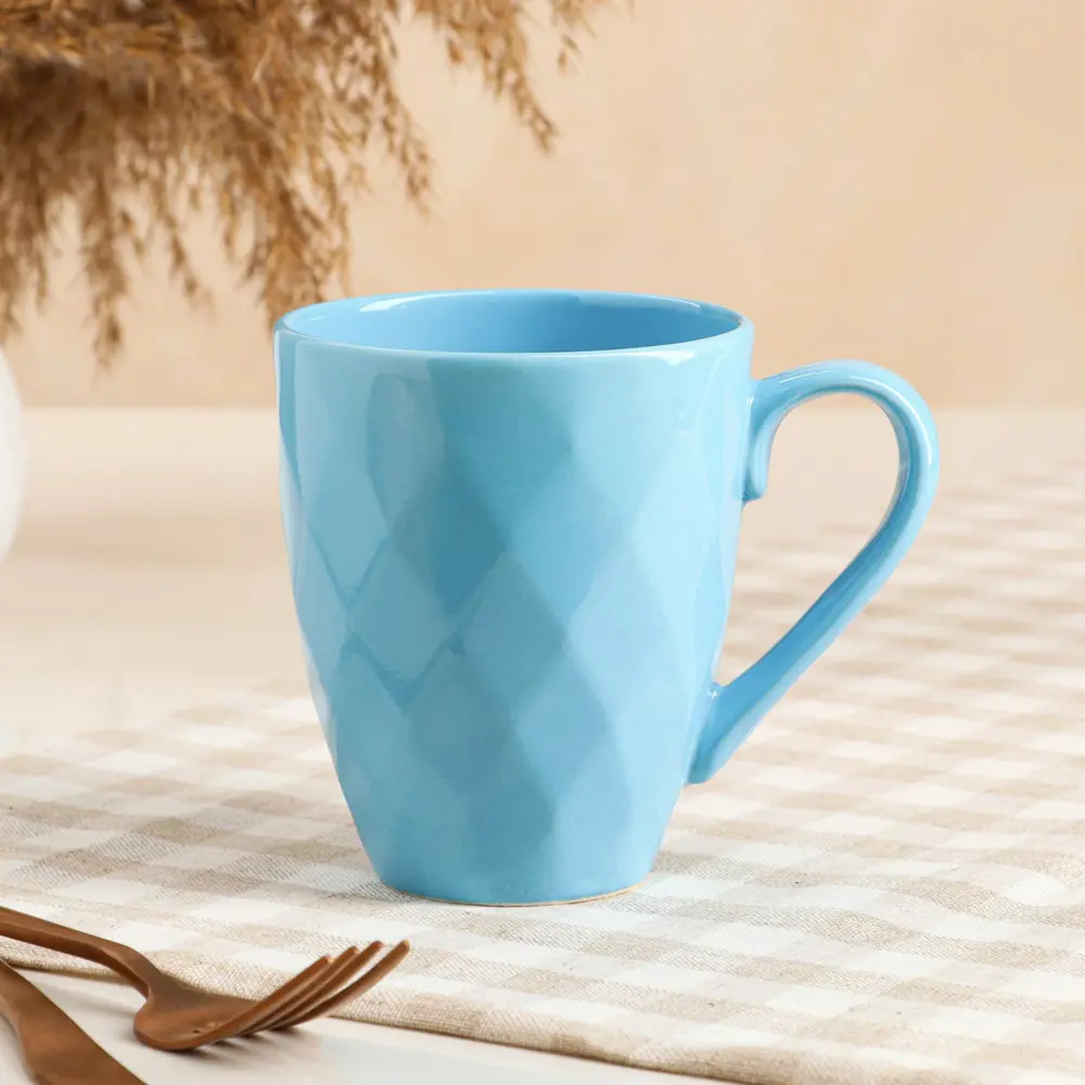 Фото 2 Кружка Керамика ручной работы "Кристалл" голубая керамика 0.4 л 7115166 Фото 2 Кружка Керамика ручной работы "Кристалл" голубая керамика 0.4 л 7115166