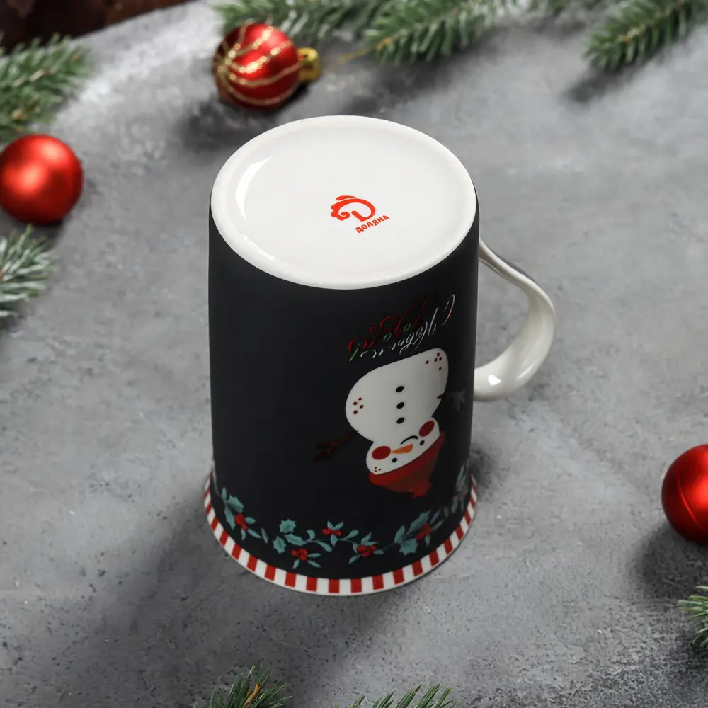 Фото 3 Кружка Доляна «Новый год. Снеговик» 300 мл 6342502 Фото 3 Кружка Доляна «Новый год. Снеговик» 300 мл 6342502