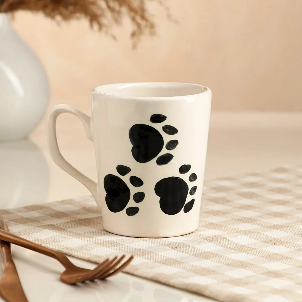 Фото Кружка Керамика ручной работы "След" 0.3 л