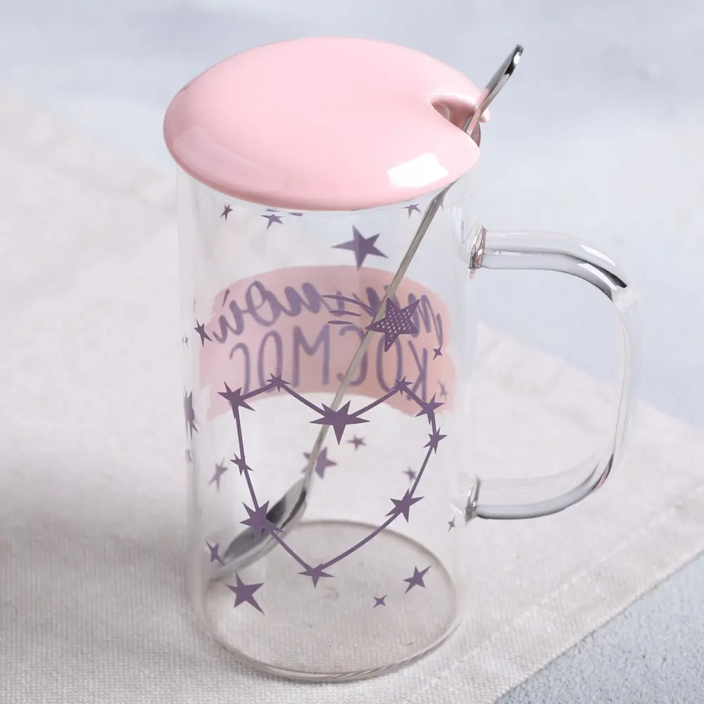 Фото 2 Кружка Дорого внимание «Ты мой космос» с крышкой и ложкой 300 мл Фото 2 Кружка Дорого внимание «Ты мой космос» с крышкой и ложкой 300 мл