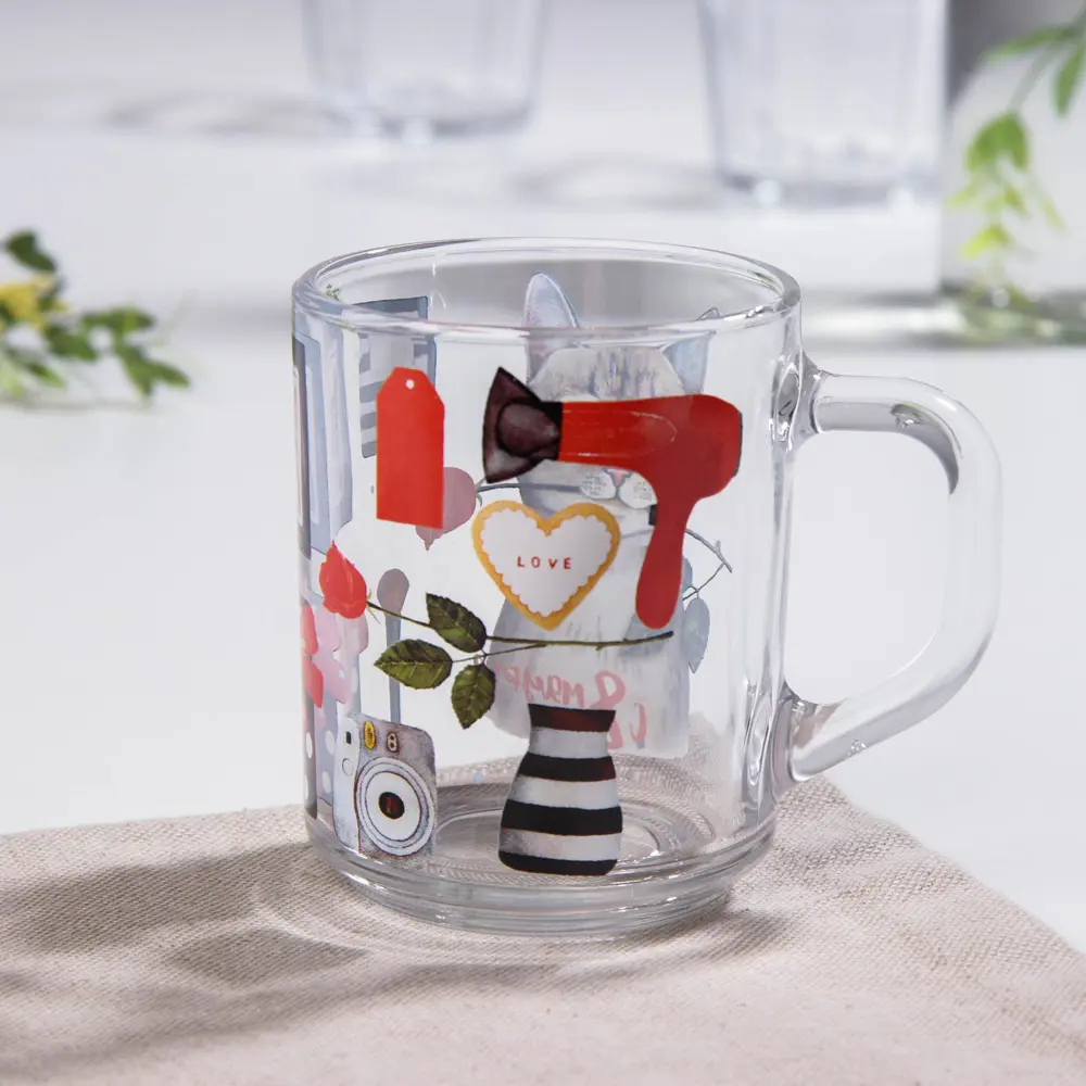 Фото 2 Кружка Доляна «8 Марта. Кот» 200 мл