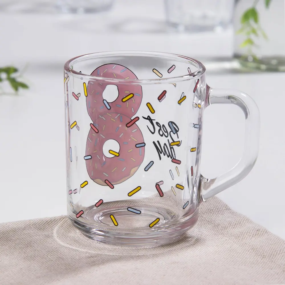 Фото 2 Кружка Доляна «8 Марта. Пончики» 200 мл