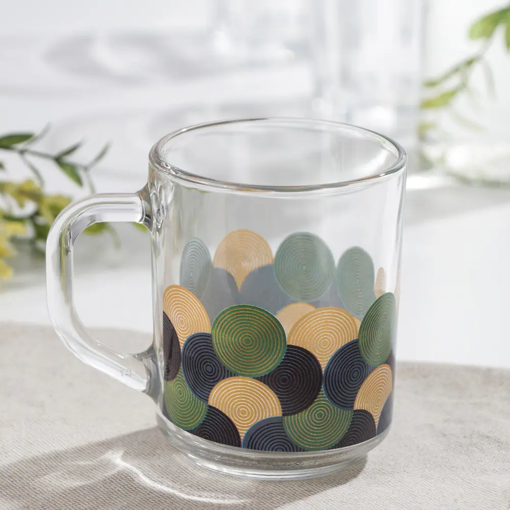 Фото 2 Кружка Доляна «Круги» 200 мл