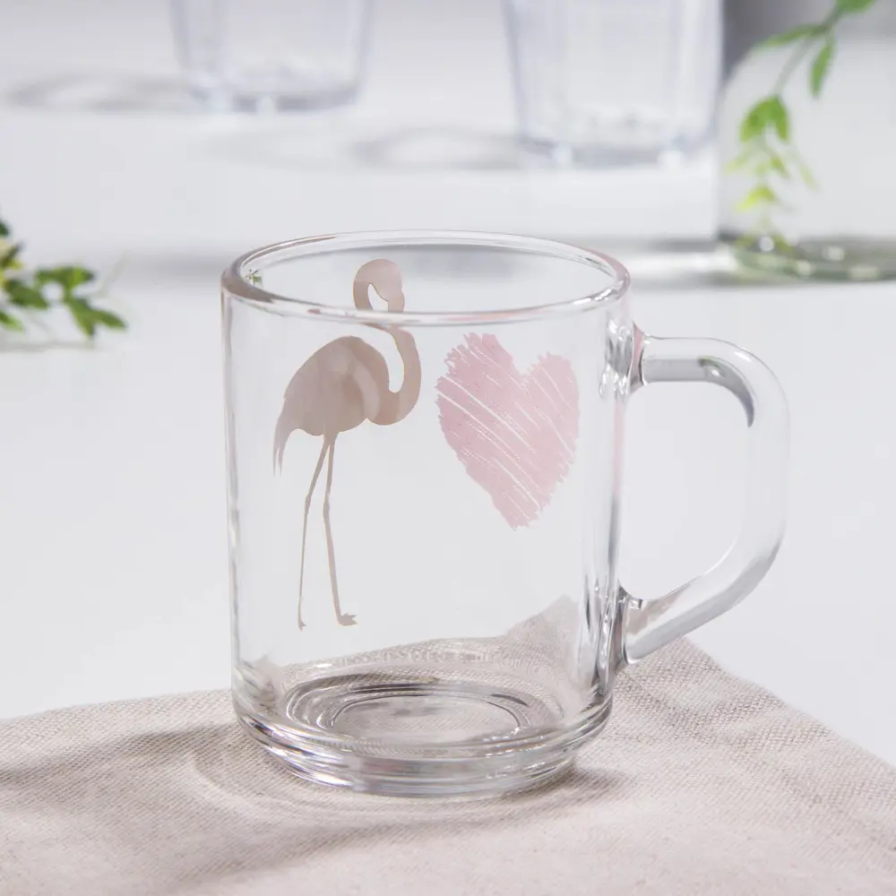 Фото 2 Кружка Доляна «Фламинго» 200 мл