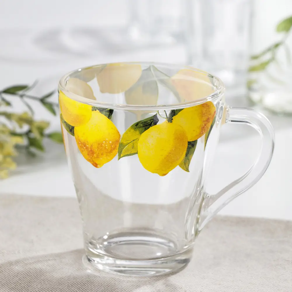 Фото Кружка Доляна «Лимоны» 250 мл