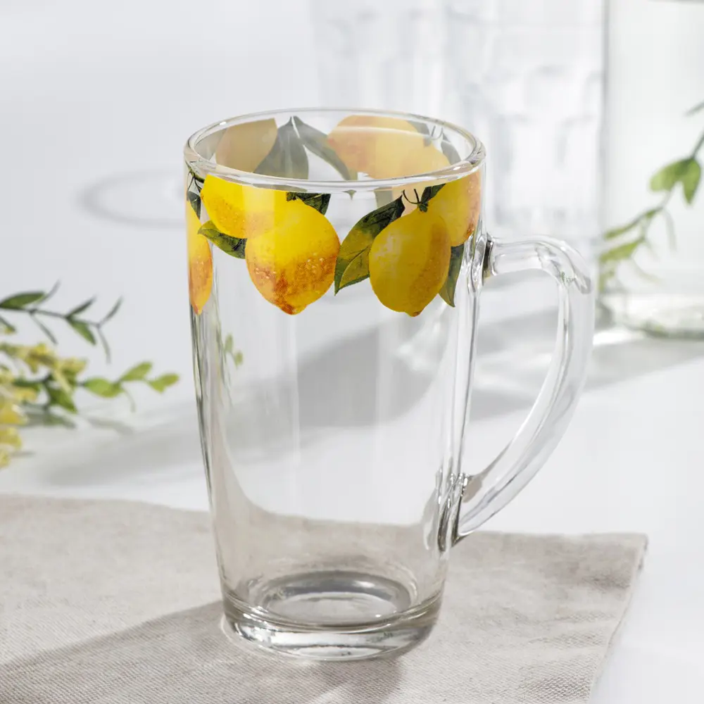 Фото Кружка Доляна «Лимоны» 400 мл