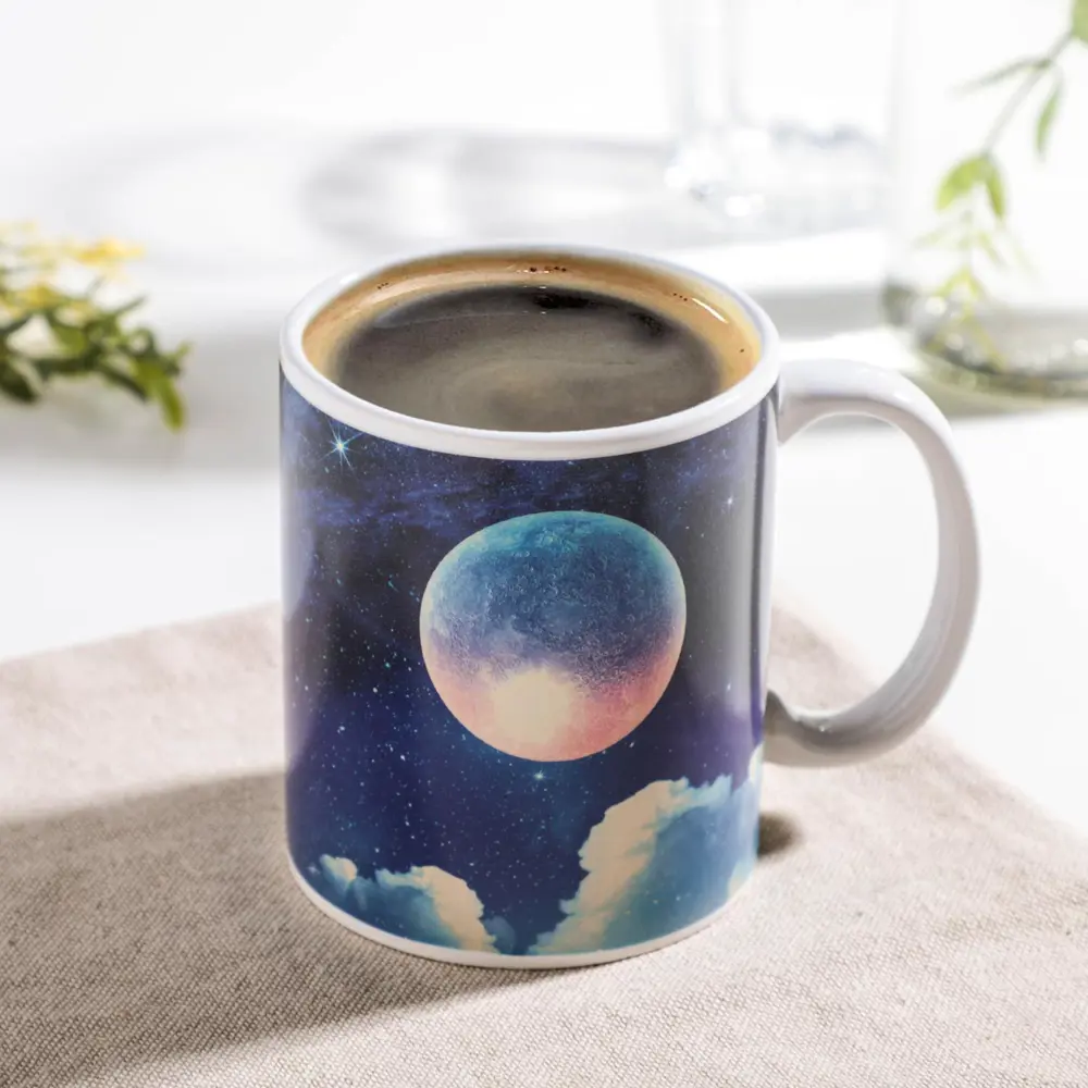 Фото 3 Кружка-хамелеон Доляна «Полнолуние» 350 мл Фото 3 Кружка-хамелеон Доляна «Полнолуние» 350 мл