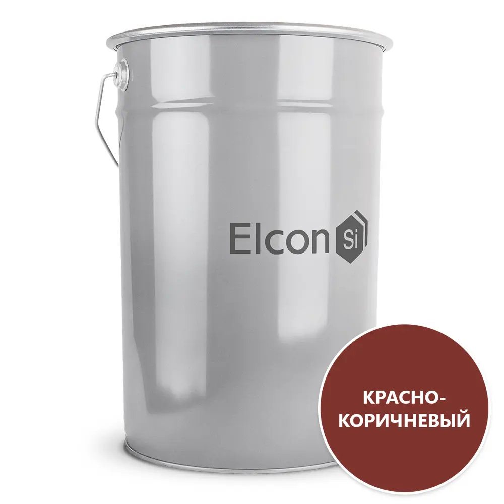 Фото Грунт-эмаль ХВ-0278 Elcon матовая цвет красно-коричневый 25 л Фото Грунт-эмаль ХВ-0278 Elcon матовая цвет красно-коричневый 25 л