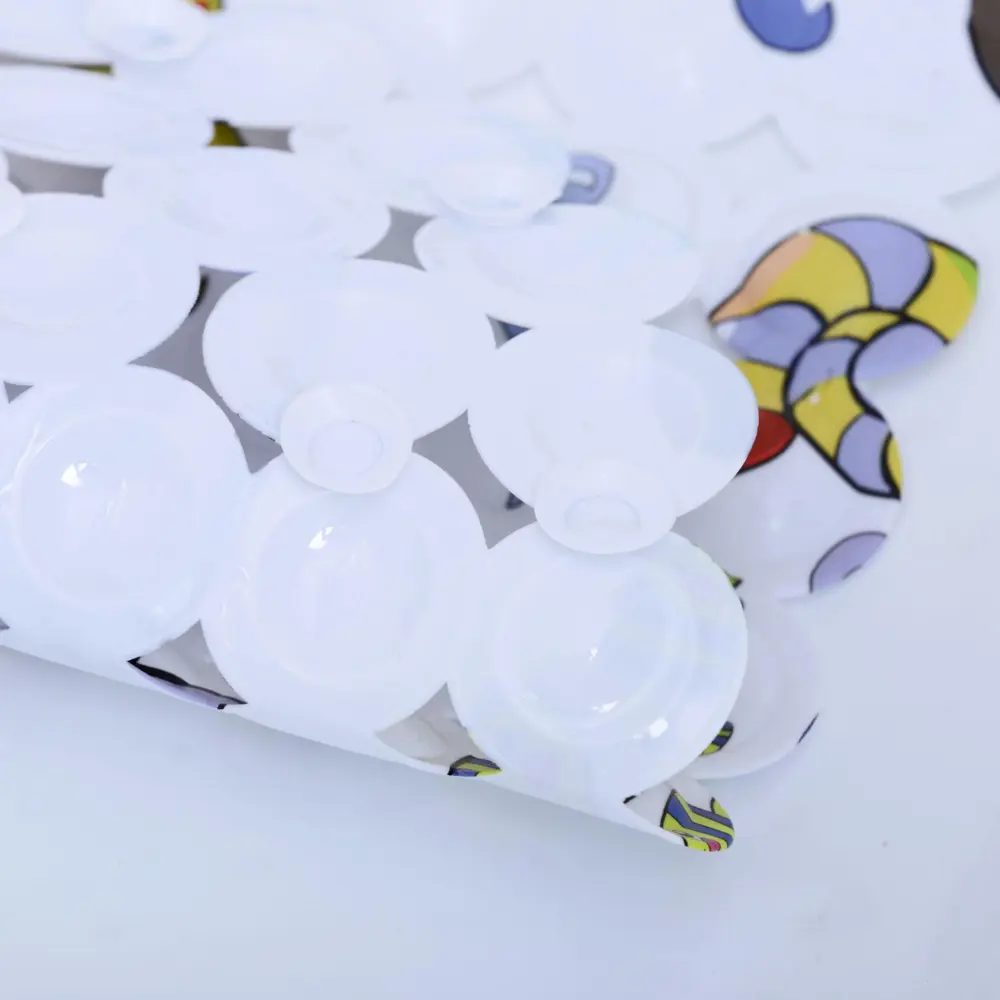 Фото 2 Коврик для ванной Доляна Морские жители 33х64см цвет белый Фото 2 Коврик для ванной Доляна Морские жители 33х64см цвет белый