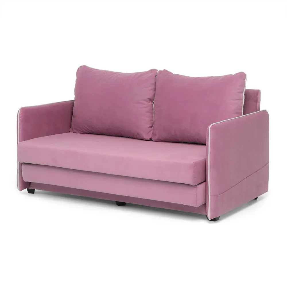 Фото Диван прямой Nrava Sweet 134x80x83 см ламинат цвет розовый Фото Диван прямой Nrava Sweet 134x80x83 см ламинат цвет розовый