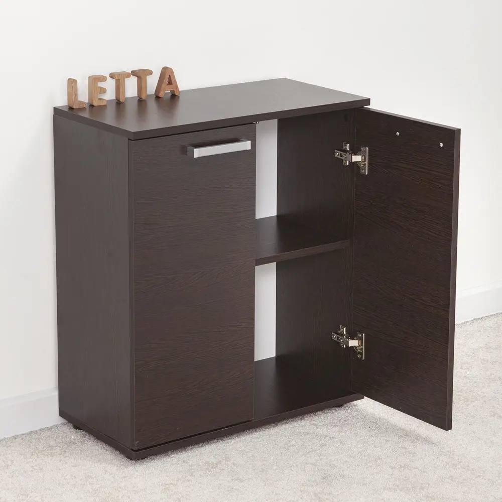 Фото 8 Комод Letta 60.2x70.10x30.4 см 1 ящик ЛДСП цвет темно-коричневый 2901 Фото 8 Комод Letta 60.2x70.10x30.4 см 1 ящик ЛДСП цвет темно-коричневый 2901