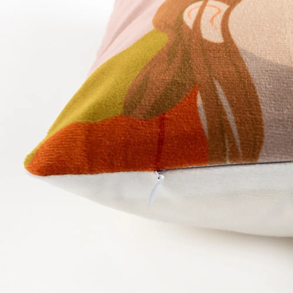 Фото 3 Чехол на подушку Этель "Girls power" 40x40 см 100% п/э велюр