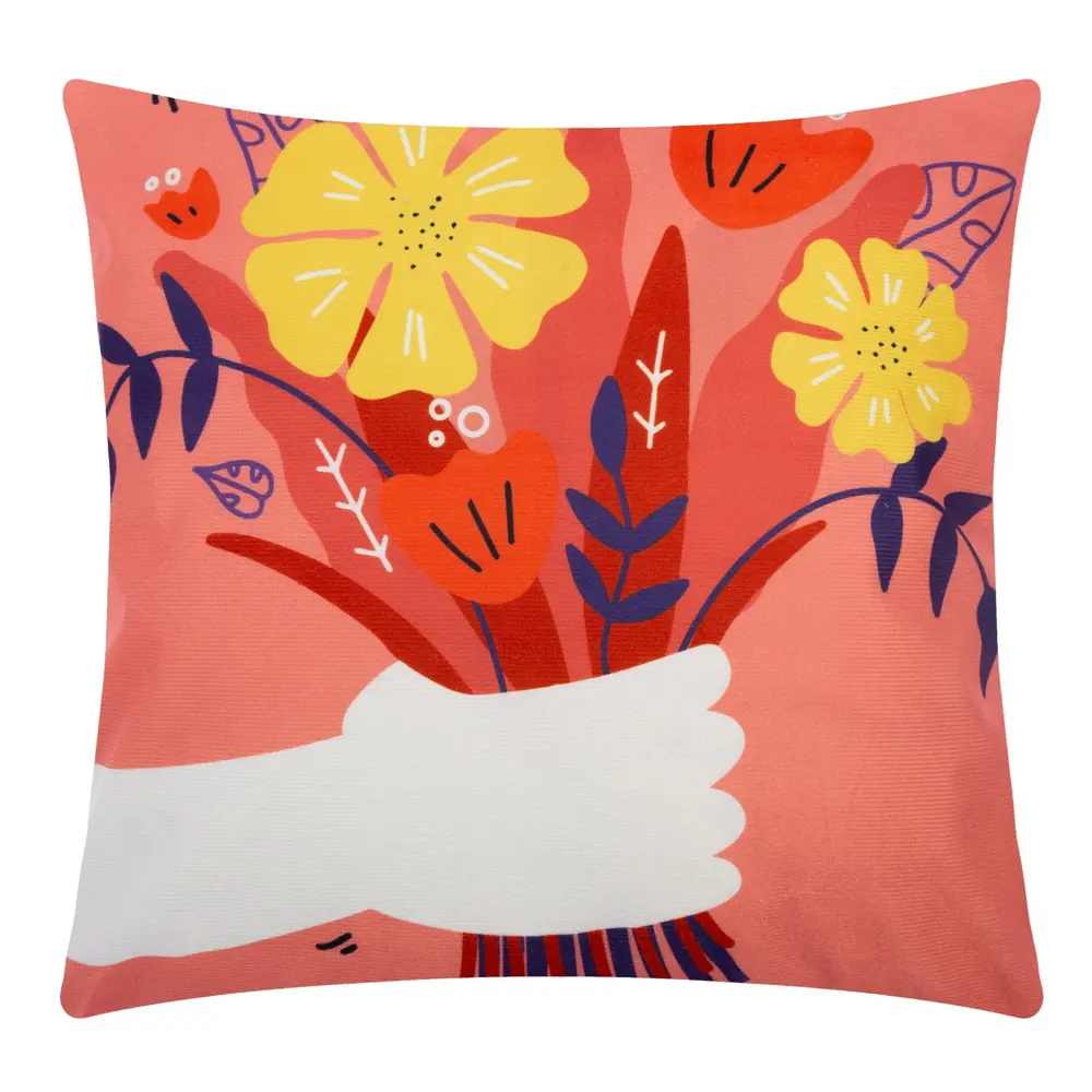 Фото Чехол на подушку Этель "Букетик" 40х40 см, 100% п/э