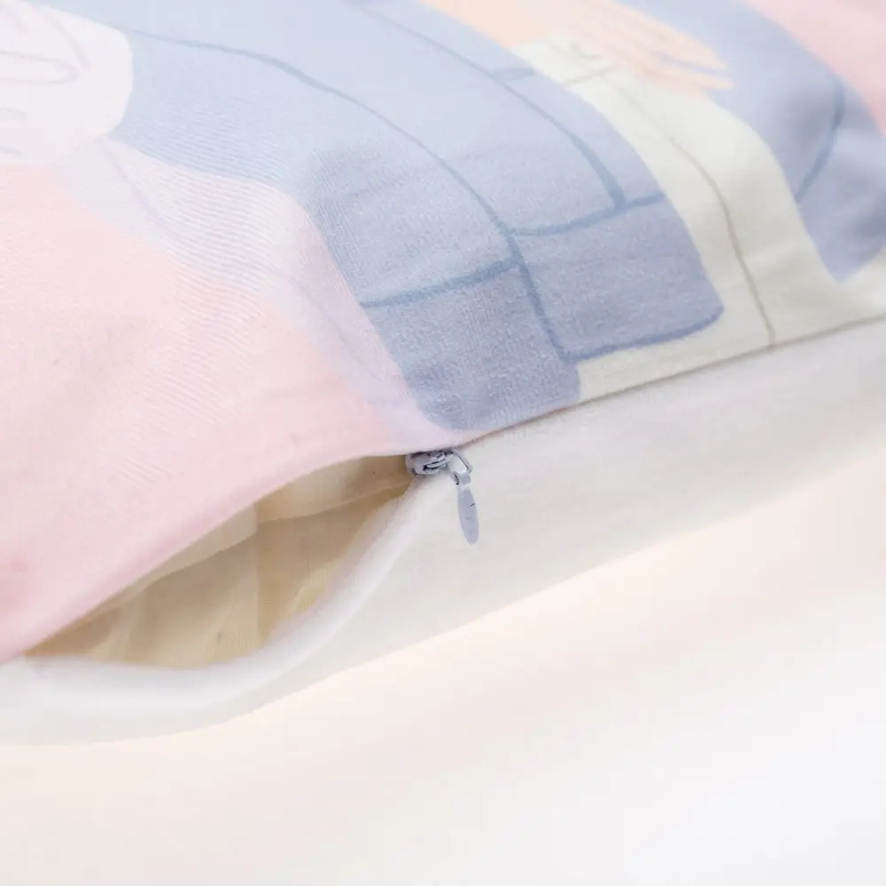 Фото 4 Чехол на подушку Этель "Подружки" 40x40 см 100% п/э велюр