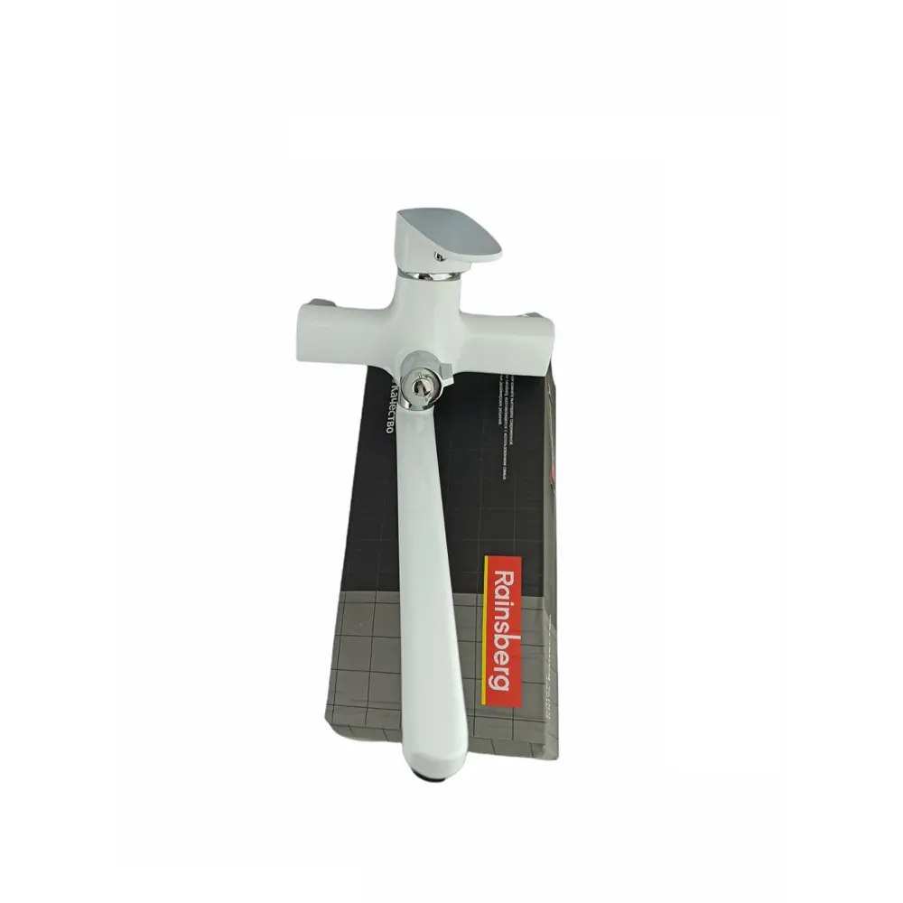 Фото 5 Смеситель для ванны Rainsberg R0263F рычажный цвет белый Фото 5 Смеситель для ванны Rainsberg R0263F рычажный цвет белый