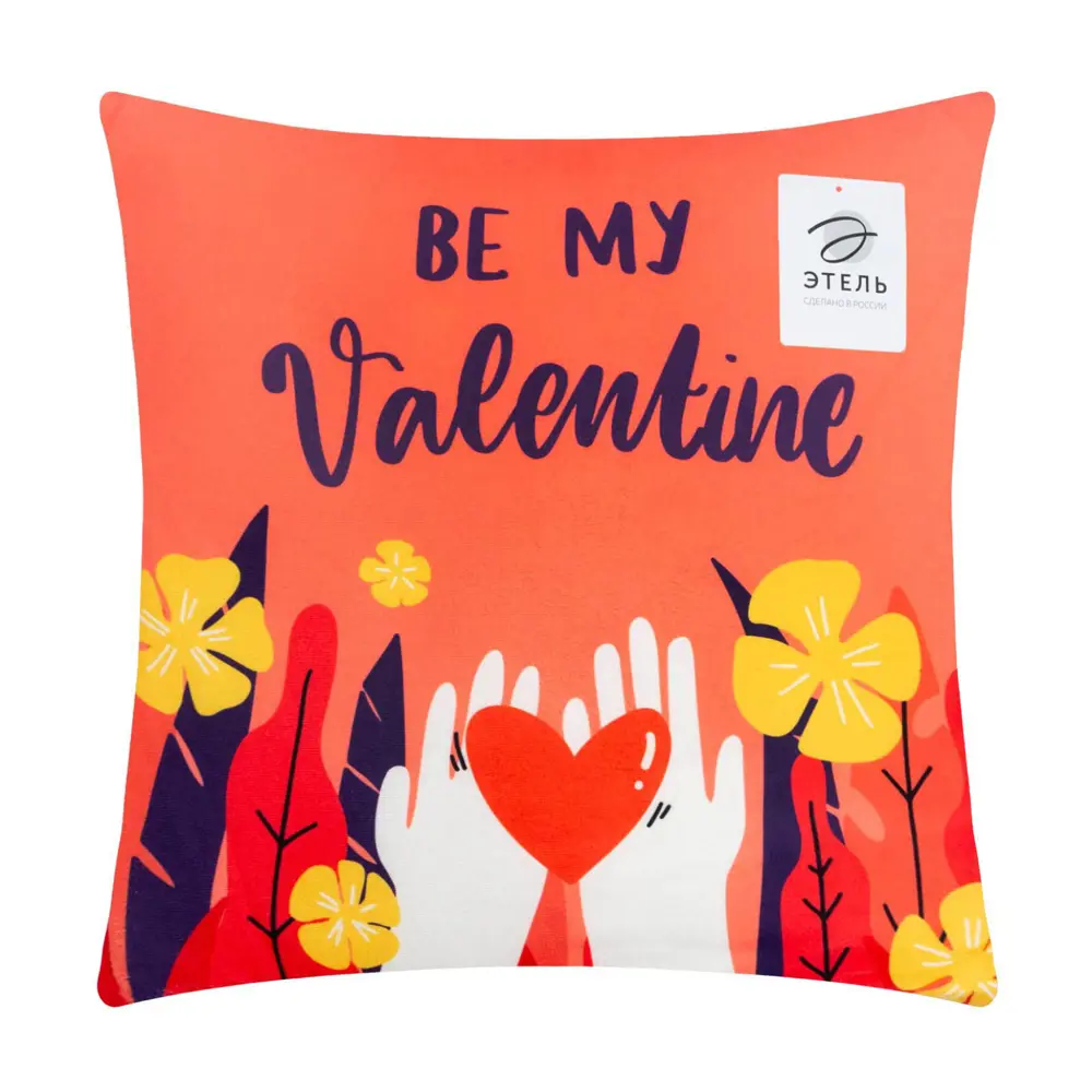 Фото 3 Подушка-плед Этель Valentine подушка 40x40±3 см плед 100x150 см 100% п/э, 280 г/м2 Фото 3 Подушка-плед Этель Valentine подушка 40x40±3 см плед 100x150 см 100% п/э, 280 г/м2