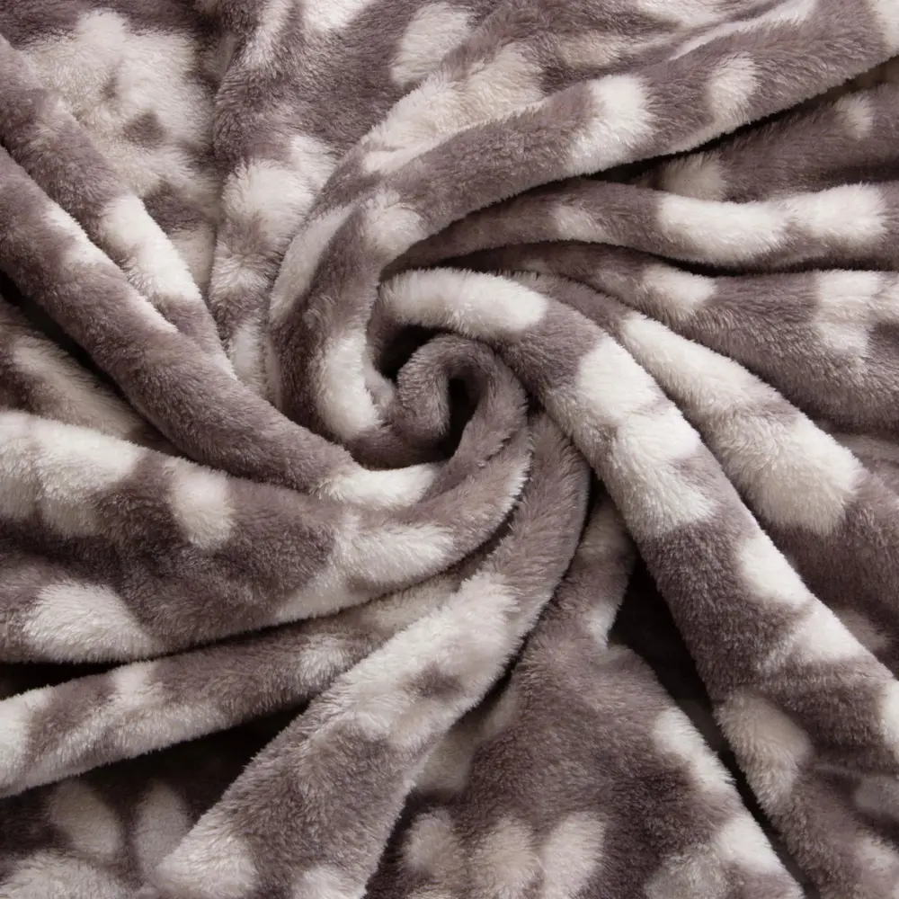 Фото 2 Плед LoveLife Листики 200x220 см, 100% п/э, велсофт 280 гр/м2 Фото 2 Плед LoveLife Листики 200x220 см, 100% п/э, велсофт 280 гр/м2