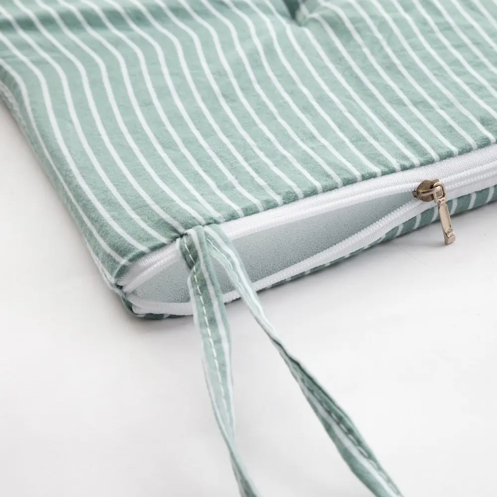 Фото 3 Подушка на стул Этель Классика 40x40 см цвет зеленый