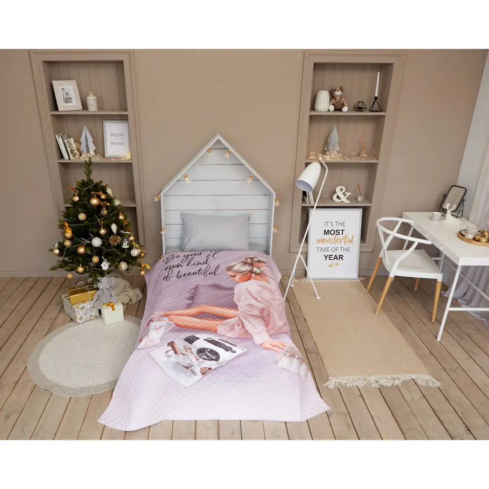 Фото 8 Покрывало Этель 1.5сп Sweet holidays, 145x210 см, микрофибра Фото 8 Покрывало Этель 1.5сп Sweet holidays, 145x210 см, микрофибра