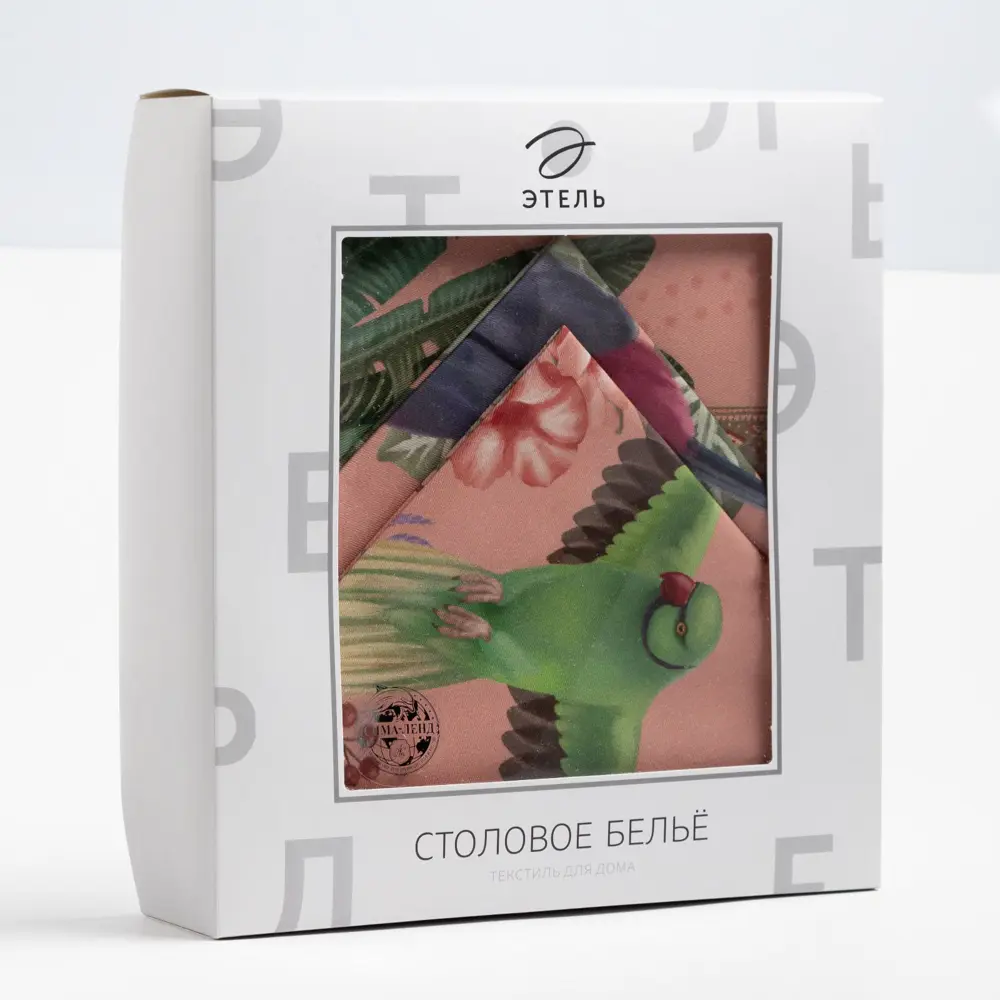 Фото 4 Набор столовый Этель Tropical animals Скатерть 110х145см Салфетка - 4 шт
