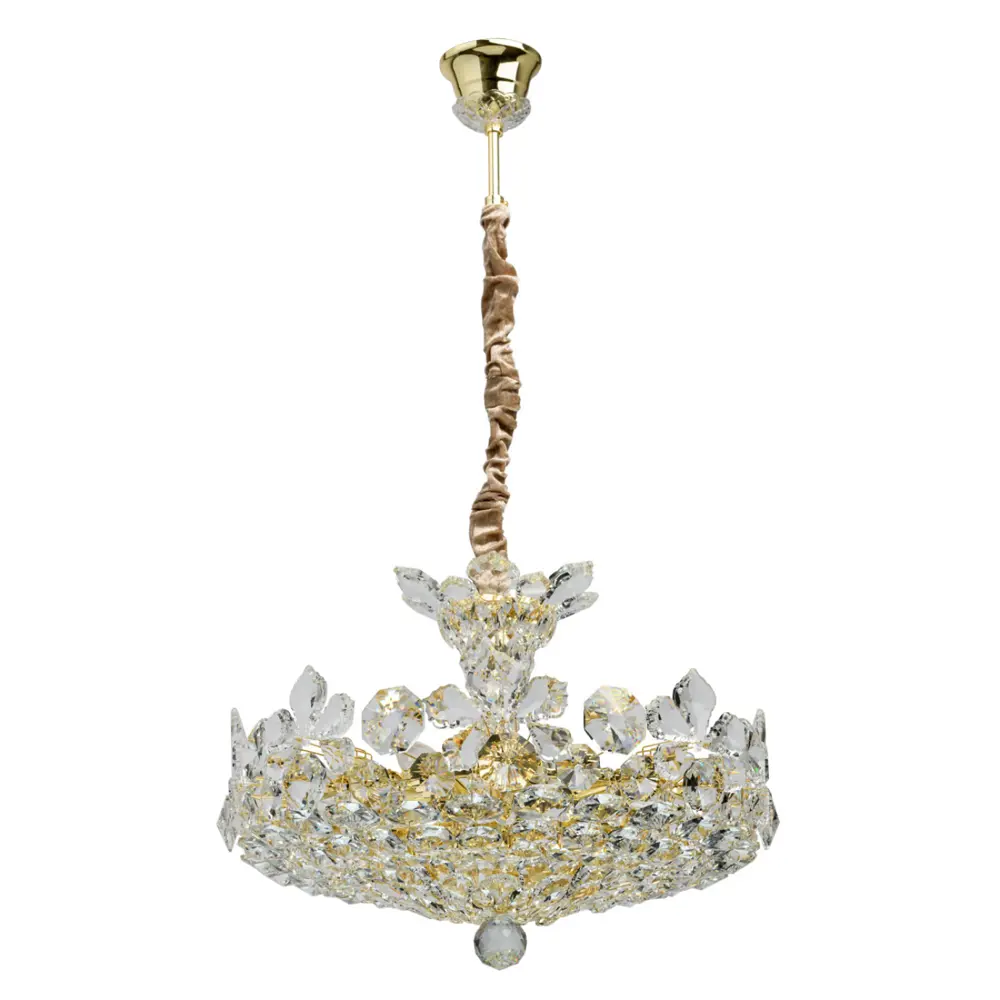 Фото Светильник потолочный MW Лаура 8 ламп 16 м² цвет золотой Фото Светильник потолочный MW Лаура 8 ламп 16 м² цвет золотой