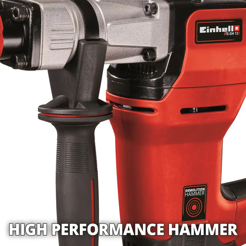 Фото 5 Отбойный молоток сетевой Einhell TE-DH 12 4139100, 1050 Вт, 12 Дж Фото 5 Отбойный молоток сетевой Einhell TE-DH 12 4139100, 1050 Вт, 12 Дж