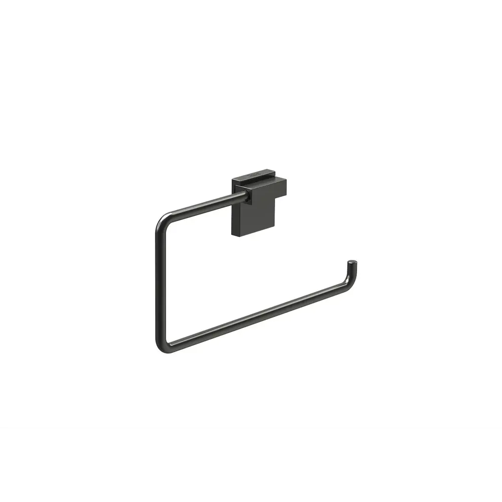 Фото Полотенцедержатель Roca Rubik 22.8см цвет черный Фото Полотенцедержатель Roca Rubik 22.8см цвет черный