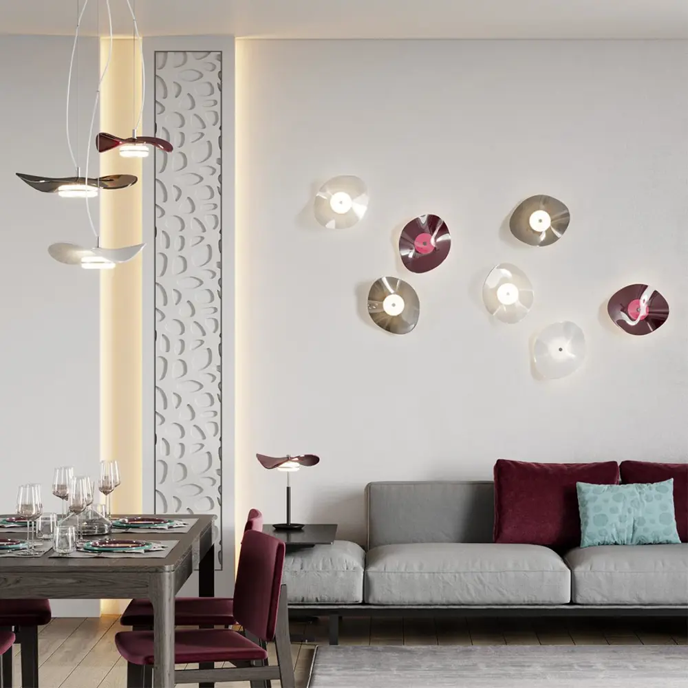 Фото 3 Настольная лампа ODEON LIGHT 4857/10TL NATURE теплый белый свет цвет красный