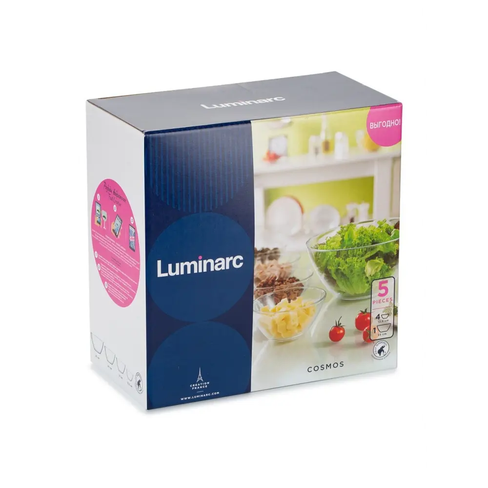 Фото 5 Набор посуды Luminarc Космос 5 предметов стекло Фото 5 Набор посуды Luminarc Космос 5 предметов стекло