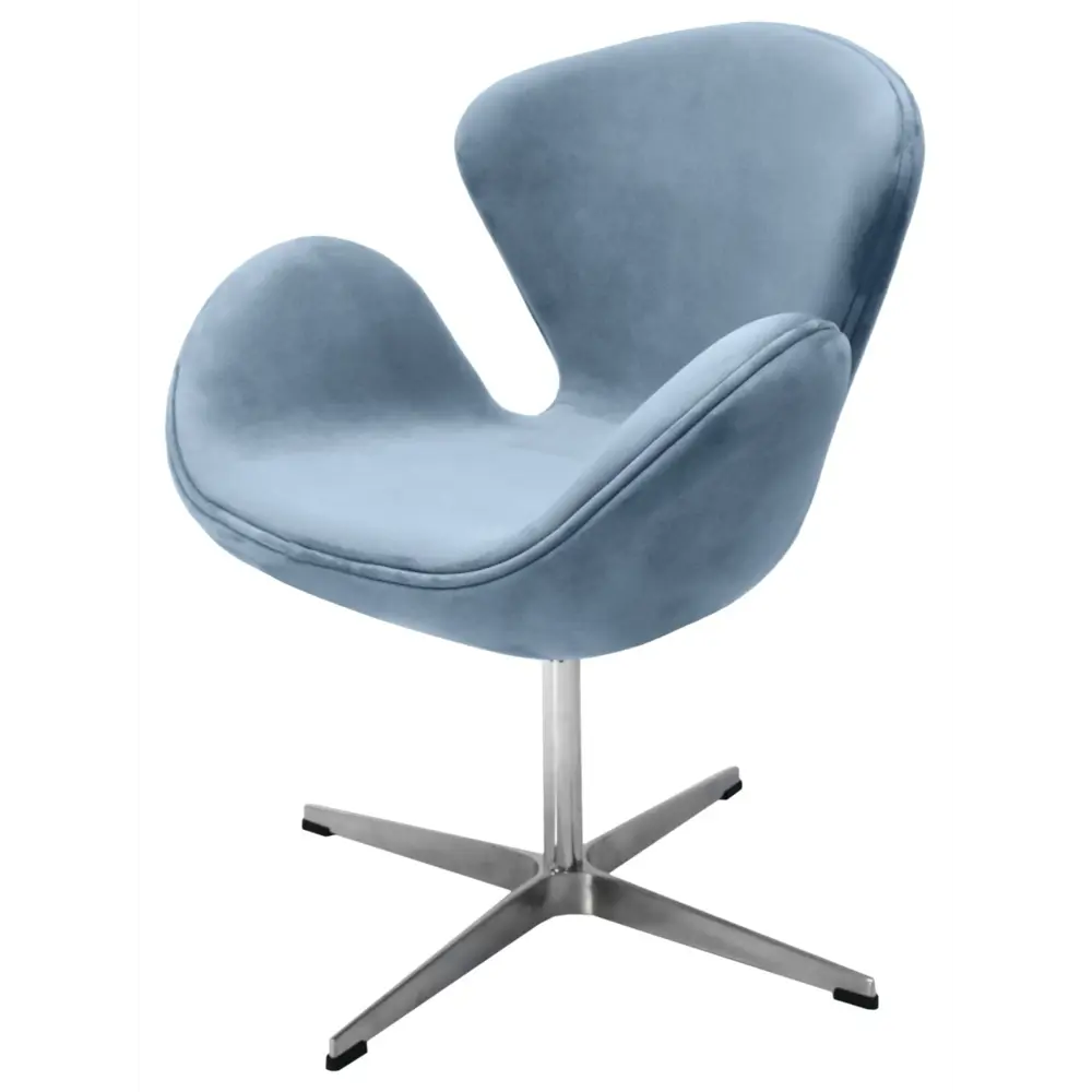 Фото 2 Кресло с подушкой Bradex Swan Chair 180 кг металл цвет серый FR 0654 Фото 2 Кресло с подушкой Bradex Swan Chair 180 кг металл цвет серый FR 0654