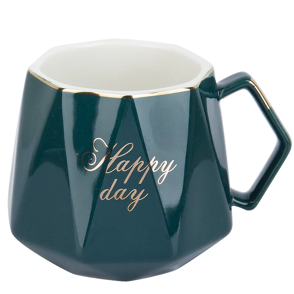 Фото Кружка 420 мл Nouvelle фарфор цвет зеленый 1060061-2