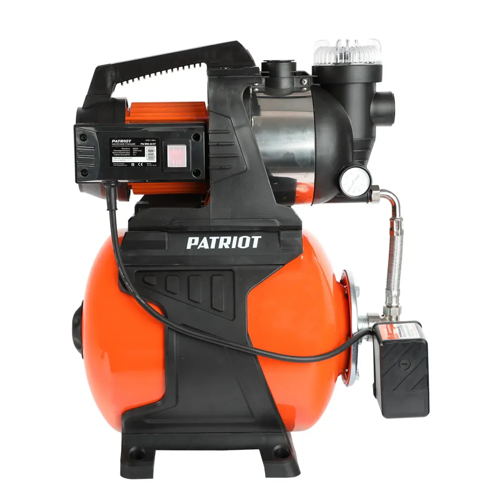 Фото 3 Насосная станция Patriot PW 850-24 ST 3000л/час Фото 3 Насосная станция Patriot PW 850-24 ST 3000л/час