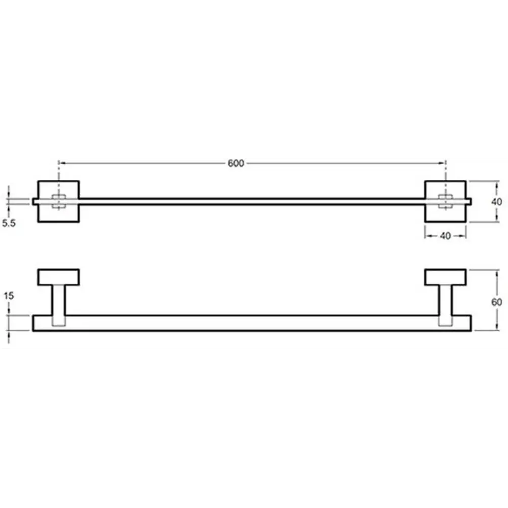 Фото 2 Полотенцедержатель Jacob Delafon Mecanique E77869-CP 60см Фото 2 Полотенцедержатель Jacob Delafon Mecanique E77869-CP 60см