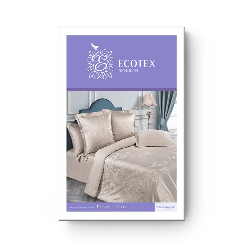 Фото 3 Комплект постельного белья Ecotex 1.5 сп Эстетика Фреско Фото 3 Комплект постельного белья Ecotex 1.5 сп Эстетика Фреско
