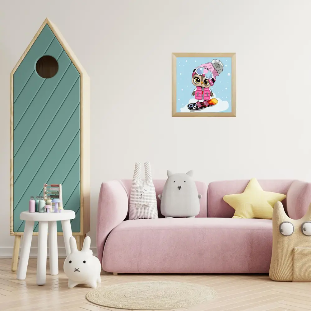 Фото 3 Картина по номерам Molly 20x20 см Совушка на сноуборде (18 цветов) Фото 3 Картина по номерам Molly 20x20 см Совушка на сноуборде (18 цветов)