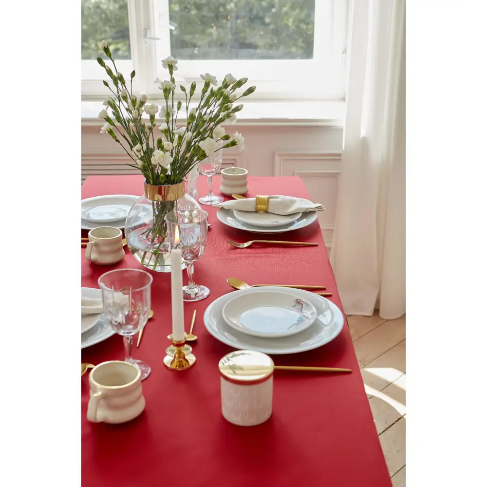 Фото 9 Скатерть Этель Elegance 150x110 см цвет бордовый 192 г/м2 хлопок с Вгмо Фото 9 Скатерть Этель Elegance 150x110 см цвет бордовый 192 г/м2 хлопок с Вгмо