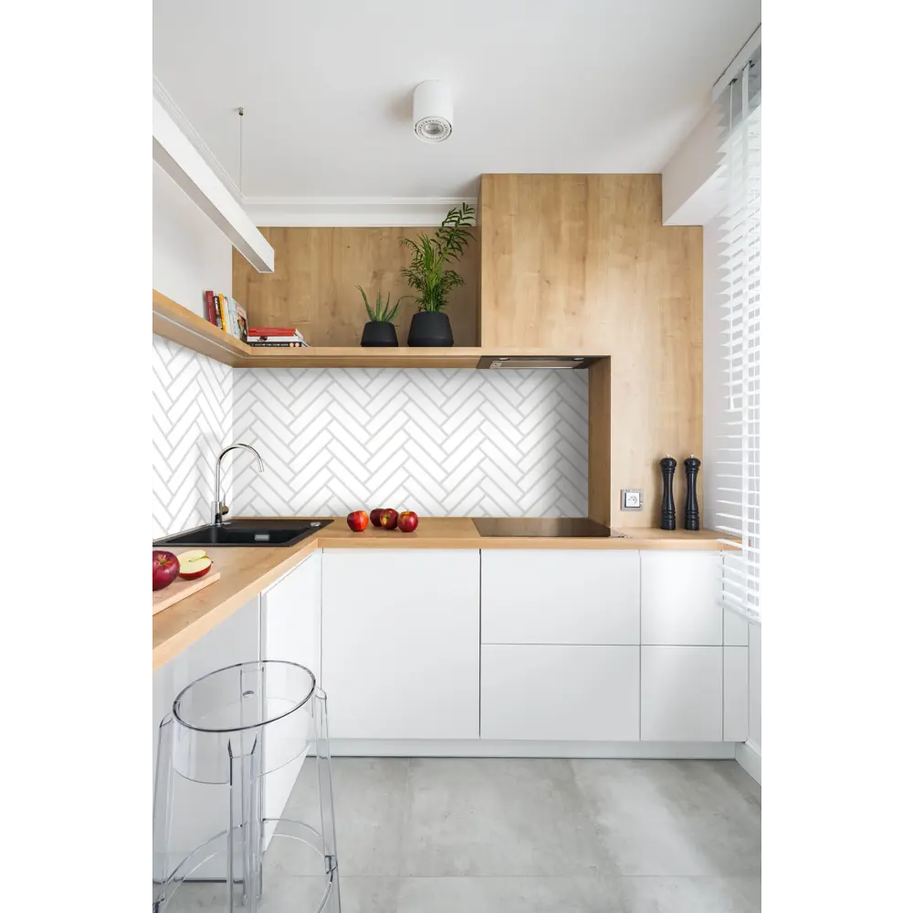 Фото 4 Панель ПВХ листовая 960х485х3 мм Сноу 0.47 м²