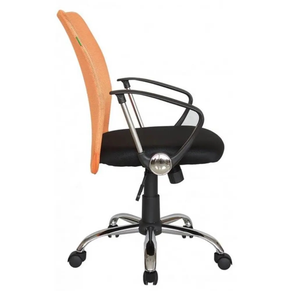Фото 3 Офисное кресло Рива Чейр RCH 8075 ткань-сетка черно-оранжевый Фото 3 Офисное кресло Рива Чейр RCH 8075 ткань-сетка черно-оранжевый