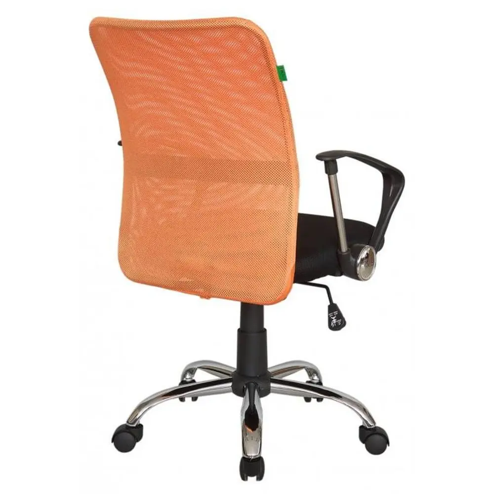 Фото 4 Офисное кресло Рива Чейр RCH 8075 ткань-сетка черно-оранжевый Фото 4 Офисное кресло Рива Чейр RCH 8075 ткань-сетка черно-оранжевый
