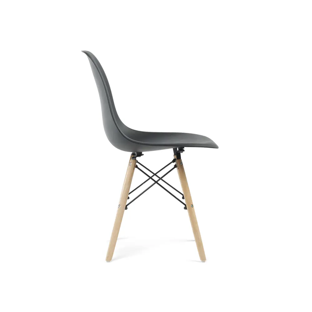 Фото 3 Комплект кухонных стульев 2 шт Экспресс Офис 45x81x54 см пластик цвет черный Фото 3 Комплект кухонных стульев 2 шт Экспресс Офис 45x81x54 см пластик цвет черный