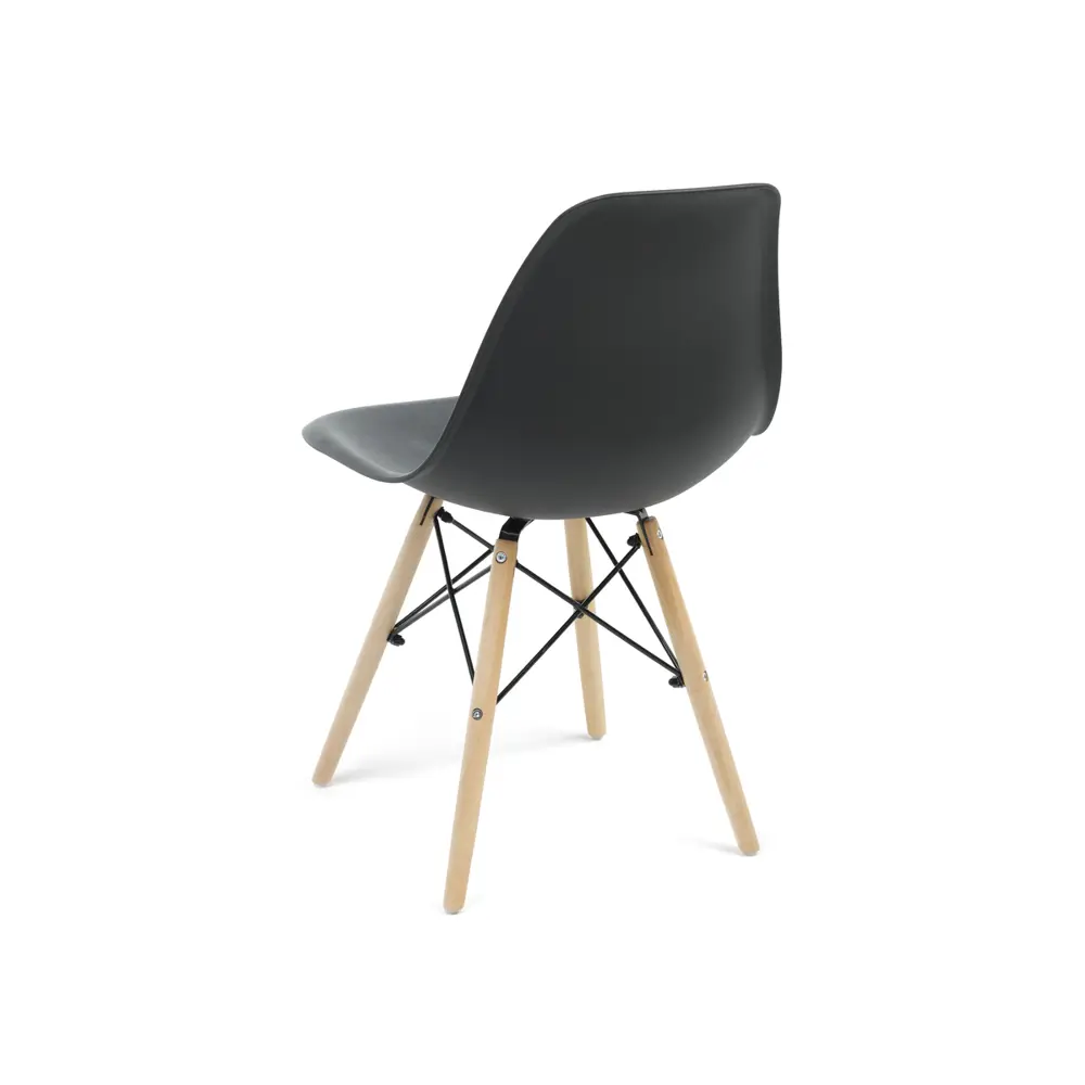 Фото 4 Комплект кухонных стульев 2 шт Экспресс Офис 45x81x54 см пластик цвет черный Фото 4 Комплект кухонных стульев 2 шт Экспресс Офис 45x81x54 см пластик цвет черный