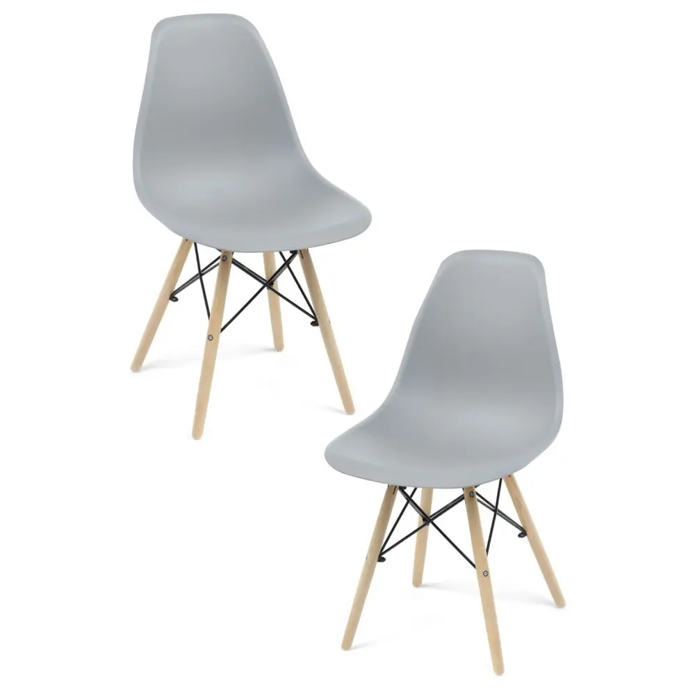 Фото Комплект кухонных стульев 2 шт Экспресс Офис 45x81x54 см пластик цвет светло-серый Фото Комплект кухонных стульев 2 шт Экспресс Офис 45x81x54 см пластик цвет светло-серый