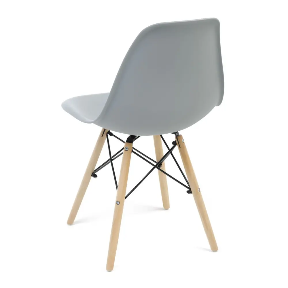 Фото 6 Комплект кухонных стульев 2 шт Экспресс Офис 45x81x54 см пластик цвет светло-серый Фото 6 Комплект кухонных стульев 2 шт Экспресс Офис 45x81x54 см пластик цвет светло-серый