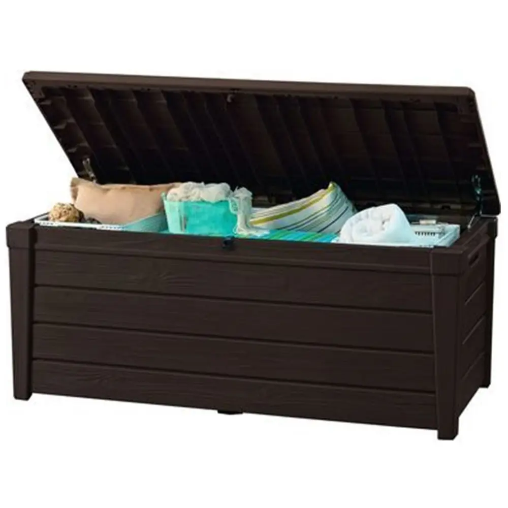 Фото Ящик садовый Keter Brightwood storage box 455L 148х74х15 см v454 л коричневый Фото Ящик садовый Keter Brightwood storage box 455L 148х74х15 см v454 л коричневый