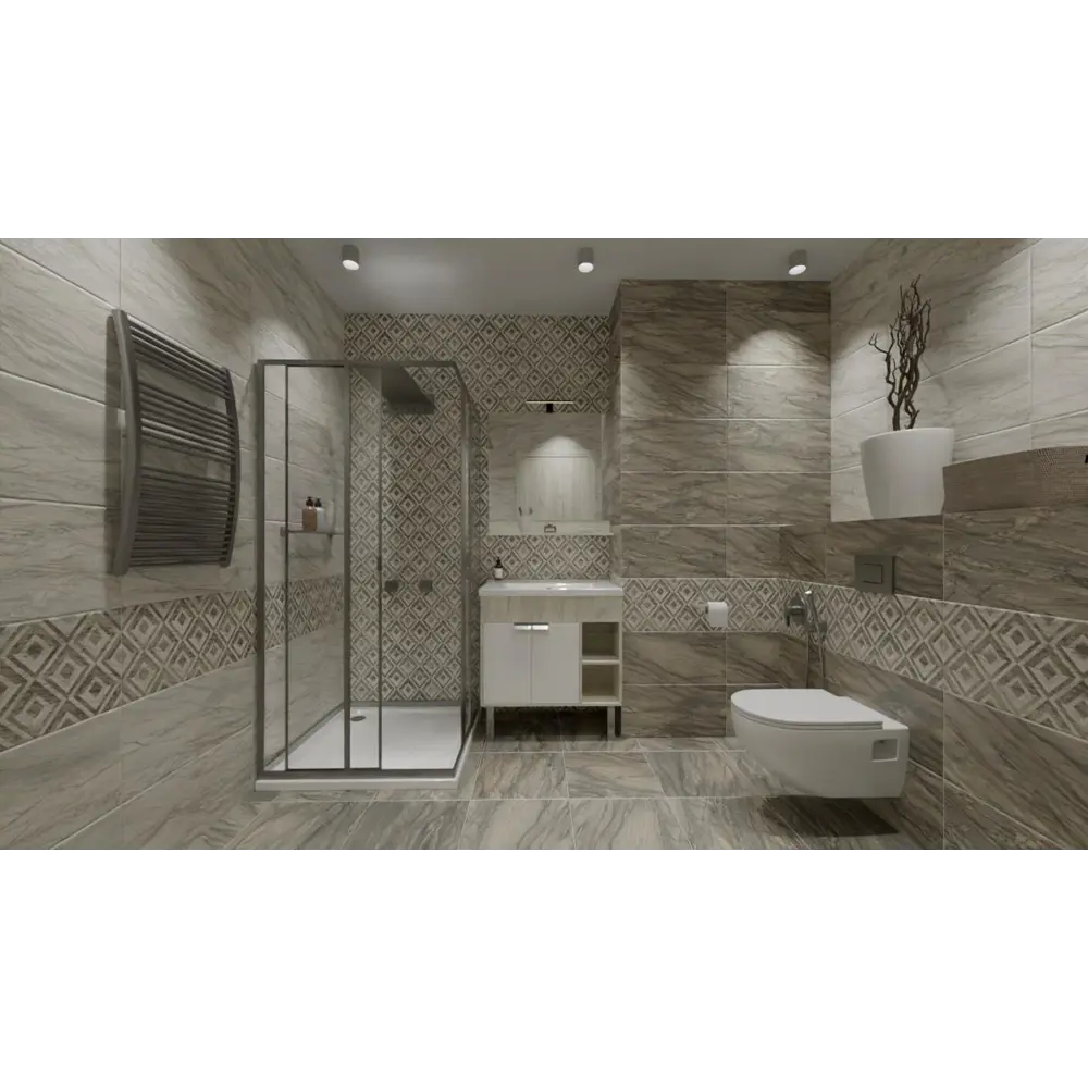 Фото 4 Плитка настенная Airslate Light 30x60 см 1.62 м² цвет светло-бежевый Фото 4 Плитка настенная Airslate Light 30x60 см 1.62 м² цвет светло-бежевый