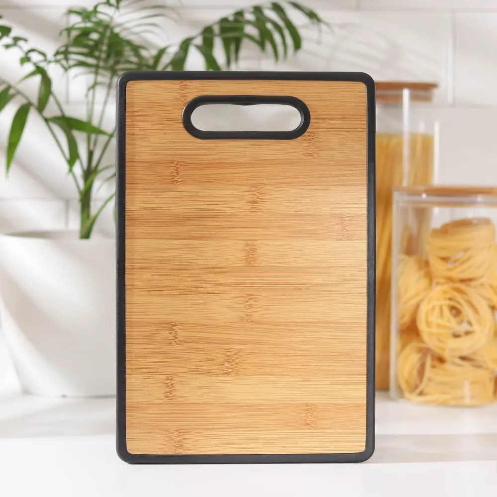 Фото 2 Доска разделочная Доляна 20х30 см пластик цвет коричневый 7365419 Фото 2 Доска разделочная Доляна 20х30 см пластик цвет коричневый 7365419